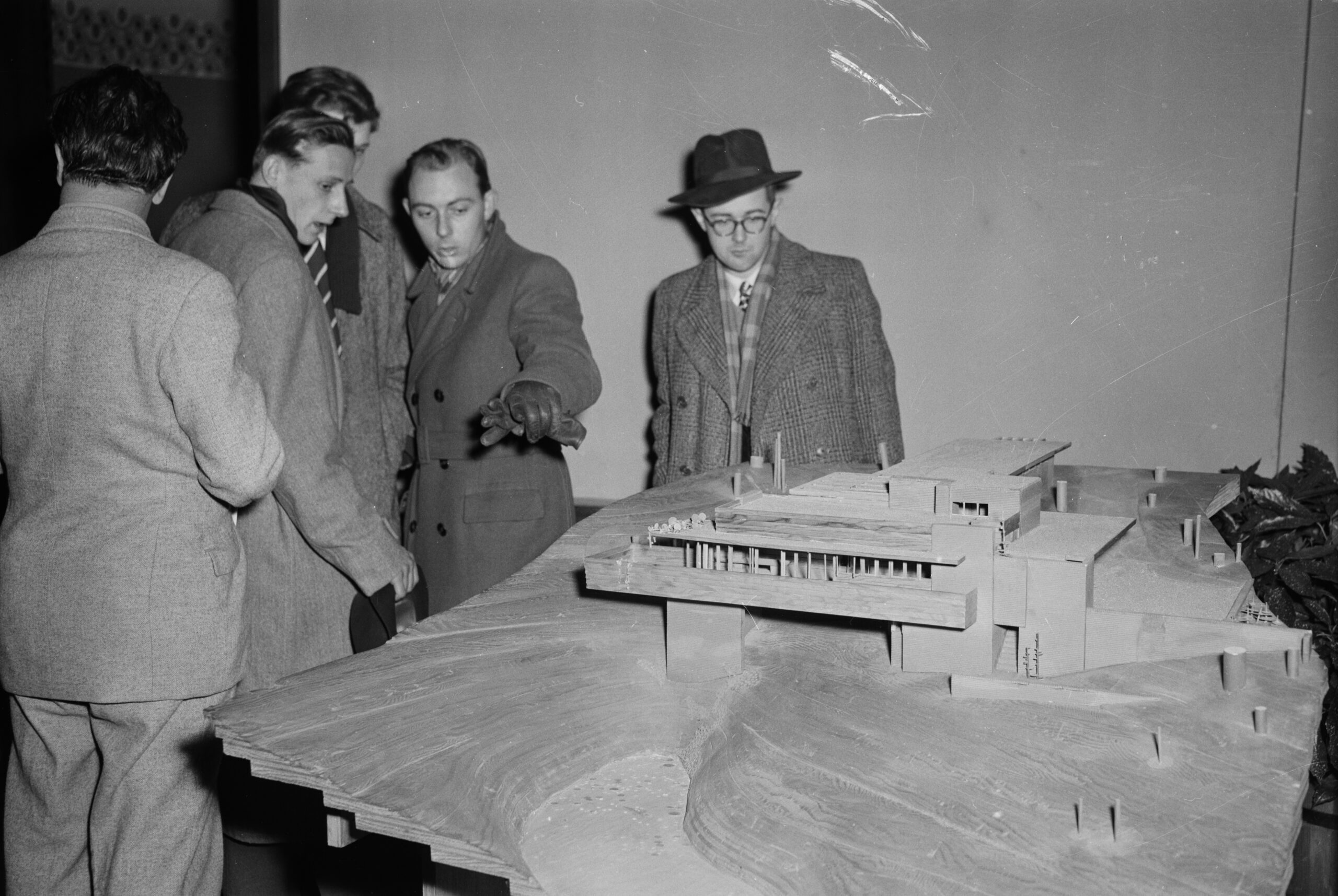 Modell Affleck Hauses in Bloomfield Hills von Frank Lloyd Wright